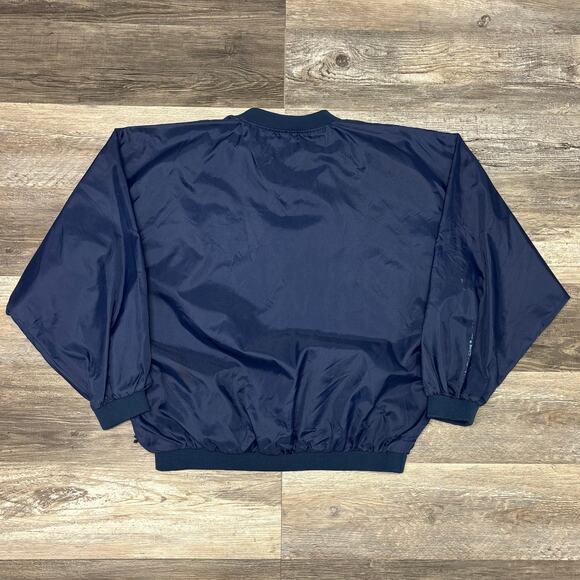 Vintage‎ 90s Pro Player Cleveland Indians Blue Mens XL V-Neck Windbreaker Jacket - Picture 2 of 12